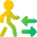 Airport Transfer Icon from Core Gradient Set