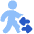 Airport Transfer Icon from Plump Flat Set