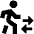 Airport Transfer Icon from Sharp Solid Set