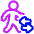 Airport Transfer Icon from Plump Neon Set