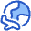 Earth Airplane Icon from Plump Duo Set