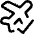 Flight Airplane Approval Check Icon from Core Line Set