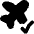 Flight Airplane Approval Check Icon from Flex Solid Set
