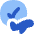 Flight Airplane Approval Check Circle Icon from Flex Flat Set