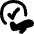 Flight Airplane Approval Check Circle Icon from Flex Remix Set