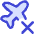 Flight Airplane Declined Xmark Icon from Flex Duo Set