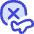 Flight Airplane Declined Xmark Circle Icon from Flex Duo Set