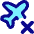 Flight Airplane Declined Xmark Icon from Flex Pop Set