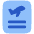 Plane Flight Board Icon from Plump Flat Set