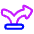 Travel Airline Stops Icon from Plump Neon Set