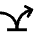 Travel Airline Stops Icon from Sharp Line Set