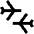 Travel Connecting Airports Icon from Sharp Line Set