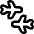 Travel Connecting Airports Icon from Core Line Set