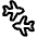 Travel Connecting Airports Icon from Plump Line Set