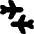 Travel Connecting Airports Icon from Core Solid Set