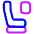 Travel Flight Class Icon from Plump Neon Set