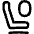Travel Flight Class Icon from Flex Line Set