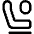 Travel Flight Class Icon from Core Line Set