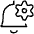 Alarm Bell Cog Setting Icon from Ultimate Light Set