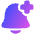 Add Bell Notification Icon from Plump Gradient Set