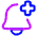 Add Bell Notification Icon from Plump Neon Set
