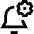 Alarm Setting Gear Icon from Sharp Line Set