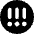 Alert Circle Priority High Icon from Core Solid Set