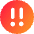 Alert Circle Priority Medium Icon from Core Gradient Set