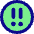 Alert Circle Priority Medium Icon from Core Pop Set