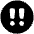 Alert Circle Priority Medium Icon from Plump Solid Set