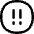 Alert Circle Priority Medium Icon from Flex Line Set