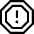 Alert Octagon 2 Icon from Ultimate Regular Set