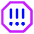 Alert Octagon Priority High Icon from Core Neon Set