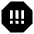 Alert Octagon Priority High Icon from Sharp Solid Set