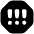 Alert Octagon Priority High Icon from Plump Solid Set