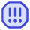 Alert Octagon Priority High Icon from Core Duo Set