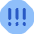 Alert Octagon Priority High Icon from Flex Flat Set