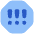 Alert Octagon Priority High Icon from Plump Flat Set