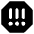 Alert Octagon Priority High Icon from Core Solid Set