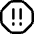 Alert Octagon Priority Medium Icon from Flex Line Set