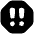 Alert Octagon Priority Medium Icon from Plump Solid Set