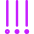 Alert Priority High Icon from Core Neon Set