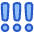 Alert Priority High Icon from Plump Duo Set