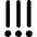 Alert Priority High Icon from Core Solid Set