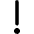 Alert Priority Low Icon from Core Solid Set