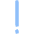 Alert Priority Low Icon from Flex Flat Set