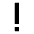 Alert Priority Low Icon from Sharp Solid Set
