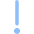 Alert Priority Low Icon from Core Flat Set
