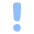 Alert Priority Low Icon from Plump Flat Set