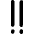 Alert Priority Medium Icon from Flex Solid Set